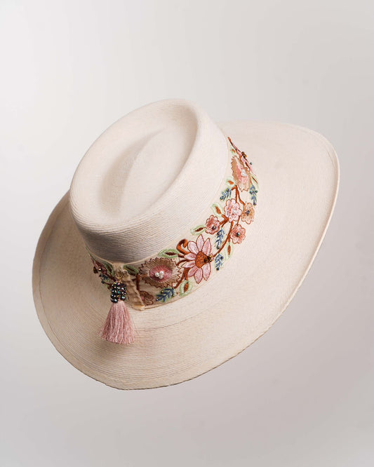White Palm Hat