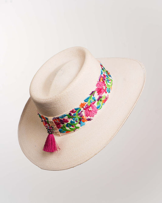 White Palm Hat